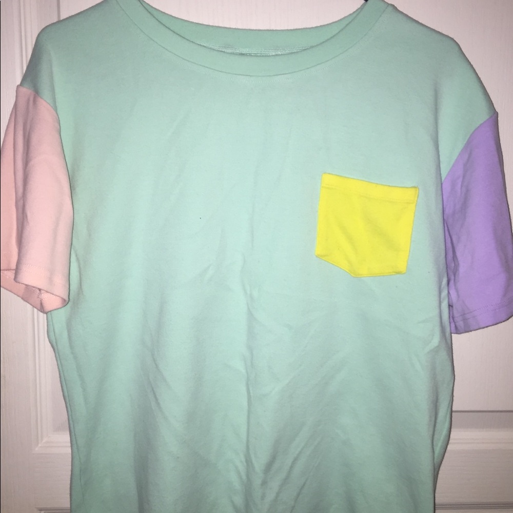 A pastel shirt